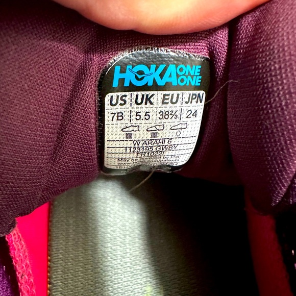 Hoka One One Bondi 7 Beautyberry / Grape Wine Women's Running Shoes Size 7 - Picture 7 of 7